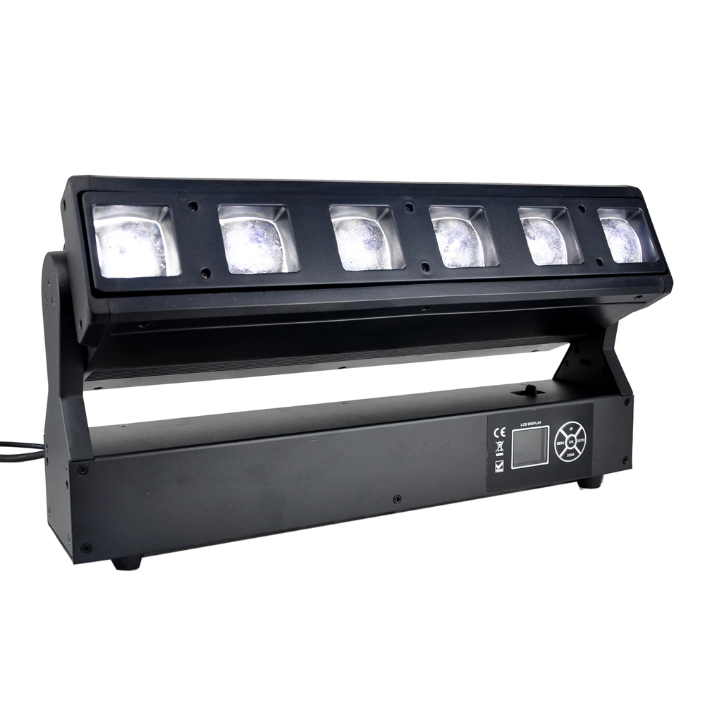 Imagem -04 - Beam Wash Moving Head Bar Light Dmx Lâmpada Lâmpada Dmx Individual Cob Rgbw 4in Cor Led Pixel Zoom 2in1 Função 6x40w