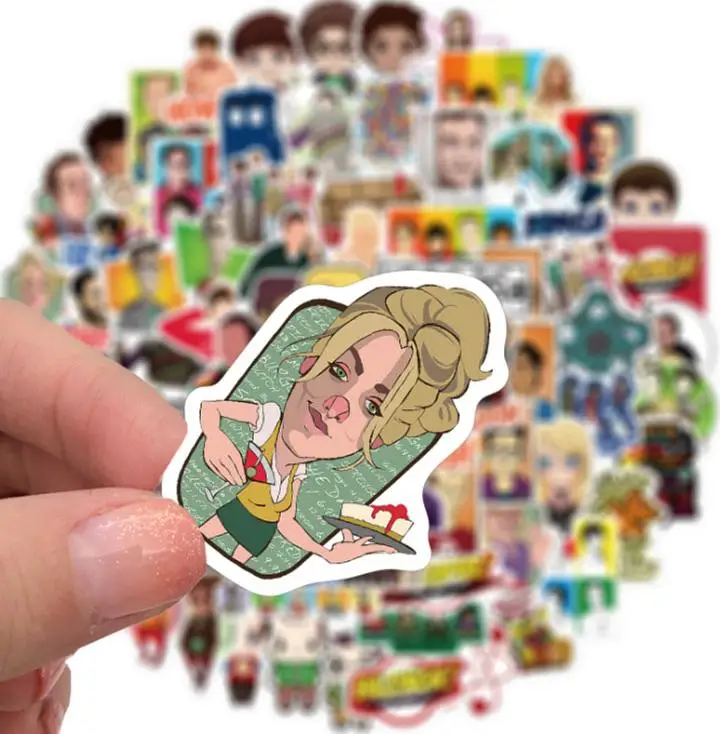 10/30/50/100pcs The Big Bang Graffiti Cool Helmet Classic Stickers Skateboard Travel Suitcase Phone Laptop Luggage Cute Kids