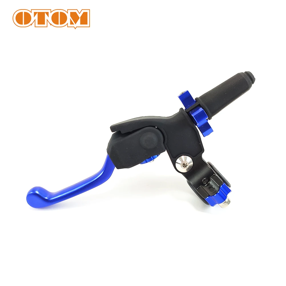 OTOM Clutch Lever Motocross Motorcycle Fall Prevention Folding 7 Gear Adjustable Handle Grip For HONDA YAMAHA KAWASAKI RMZ KTM