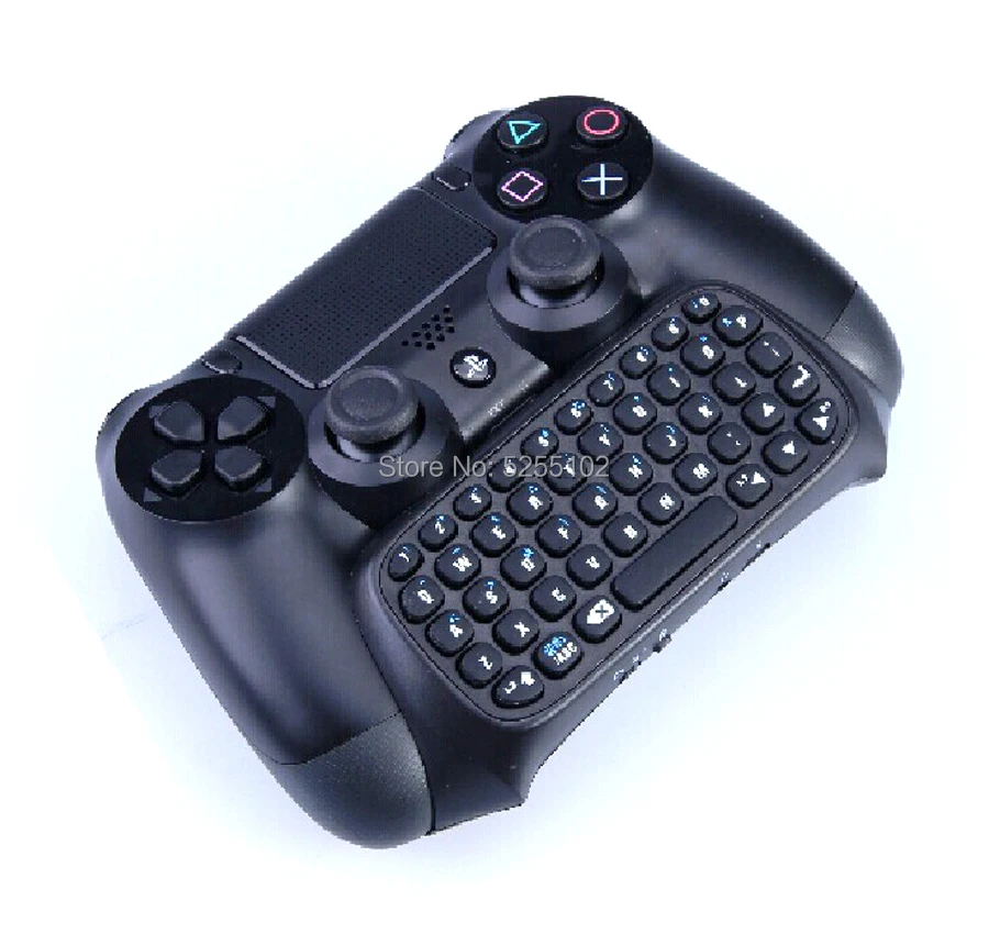 10sets Mini Wireless Keyboard 3.5mm Plug Game Chat pad Message Keyboard for Sony for Playstation4 for PS4 Controller