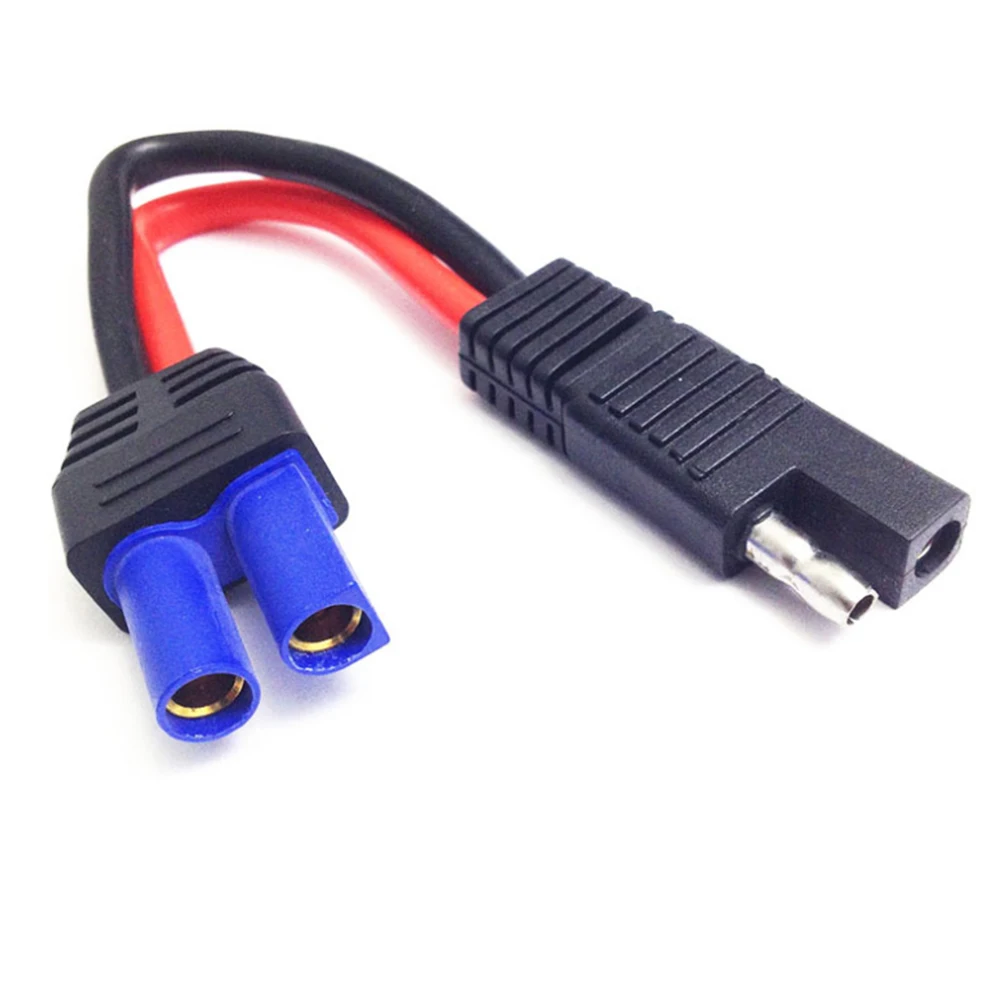 

1 Pcs 10AWG 15CM SAE Plug To EC5 Female Power Cord Car Battery Solar Battery Cable