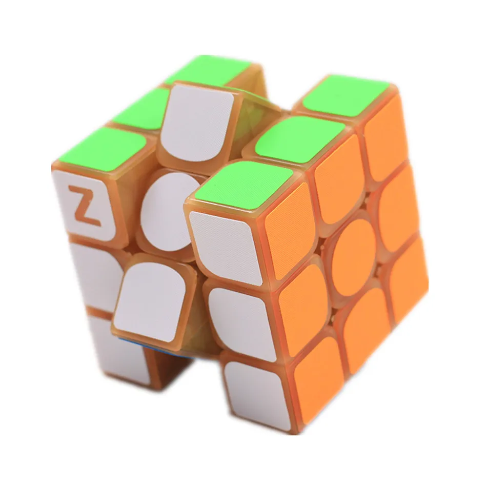 Zcube Glow in the Dark 3x3x3 Magic Speed Cube Puzzle Cubo Magico Professional Learning&Educational Classic Toys Cube