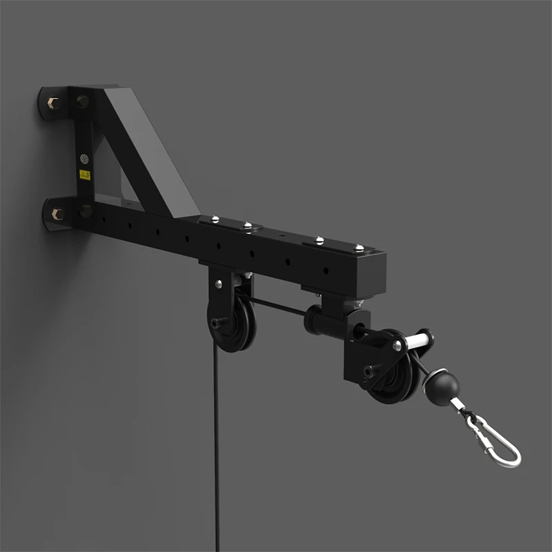 Fitness Wall-mounted Cable Machine Attachments Gym Triceps Biceps Workout Pulley System Home Pull Down Rope Training Equipment