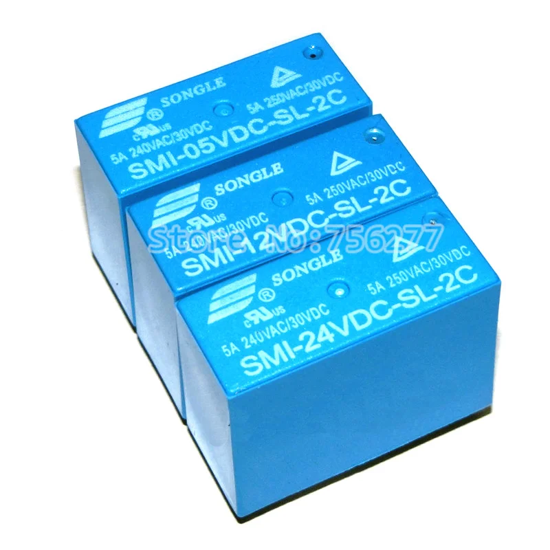 

50PCS/lot Power relays SMI-05VDC-SL-2C SMI-12VDC-SL-2C SMI-24VDC-SL-2C 5V 12V 24V 5A/250VAC/30VDC 8pin