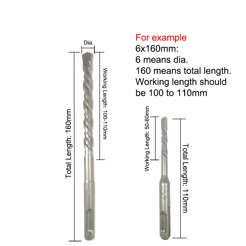 Imagem -03 - Lavie-serra Elétrica Peça 10 12 Hss Plus Furadeira 110 mm 160 mm Brocas para Parede Tijolo Alvenaria