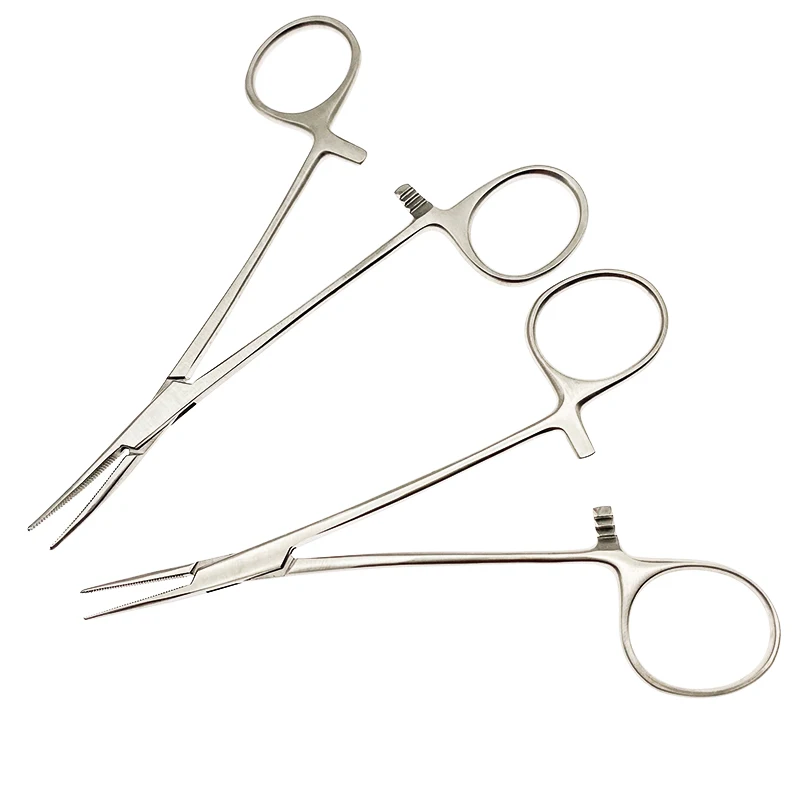 Hemostatic Clamp Forceps Stainless Steel Surgical Forceps Pet surgical hemostatic forceps