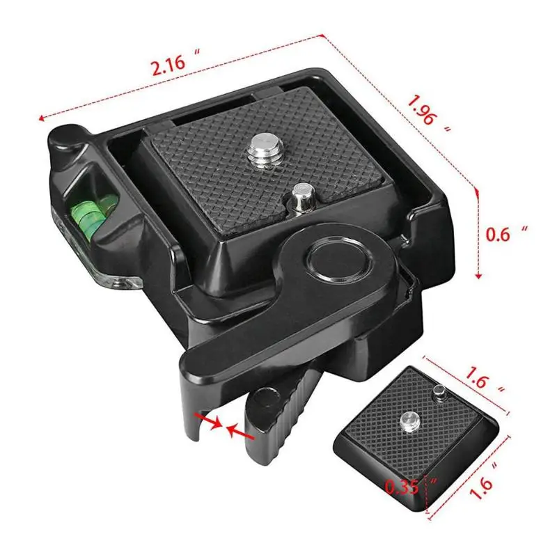 Quick Release Clamp Plate QR40 Camcorder Tripod Monopod Ball Head Quick Release Plate Holder for DSLR Camera 2pcs / 4pcs