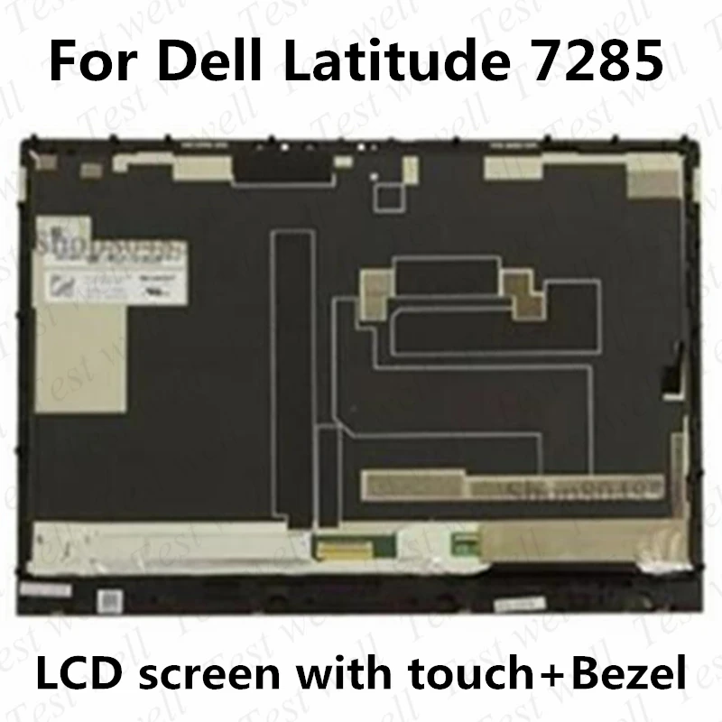 

Original 12.3 '' For Dell Latitude 7285 LED with touch screen LCD screen 2 in 1 Assembly 29F2K HW8YN LQ123Z1JX31