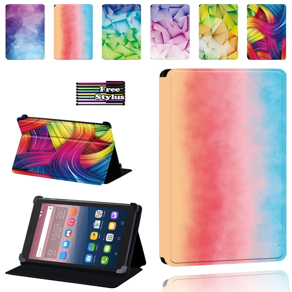 

PU Leather Foldable Tablet Case for Alcatel OneTouch Pixi 3 7"/8"/10"/Pixi 4 7" Full Protection Cover