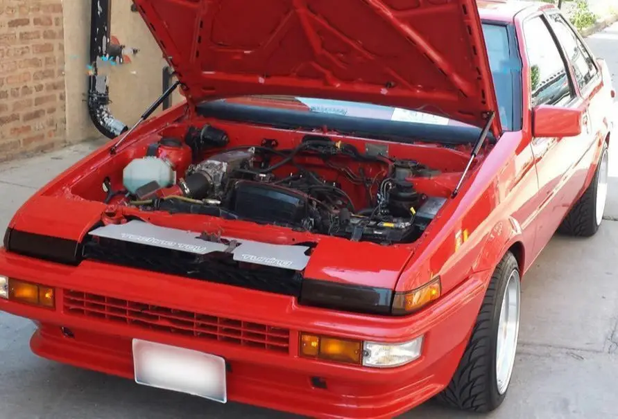 Damper for Toyota AE86 Corolla Levin Sprinter Trueno 1983-1987 Front Hood Bonnet Modify Gas Struts Lift Supports Shock Springs view 2