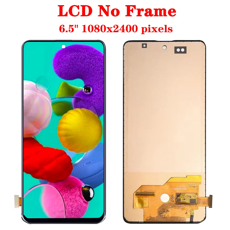 test LCD For Samsung  A51 A515 LCD Display A515F/DS A515FD A515 LCD Display Touch Screen Replacement A515F Display