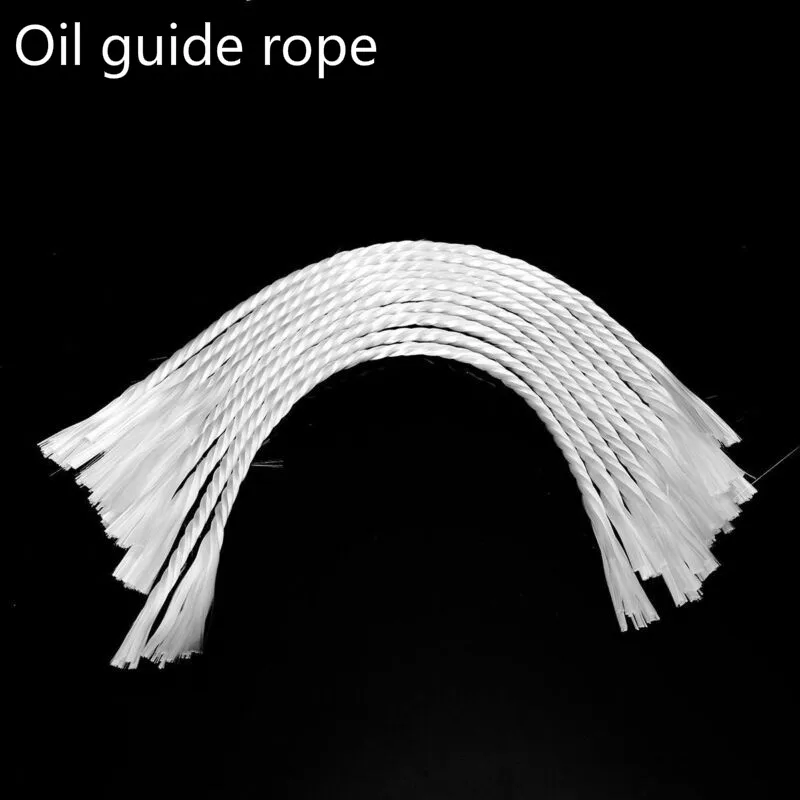 10pcs lunghezza 19cm stoppino in fibra di vetro bianco utilizzato per candele di compleanno lampade a olio fai da te senza fumo forniture per la produzione di candele environmenta