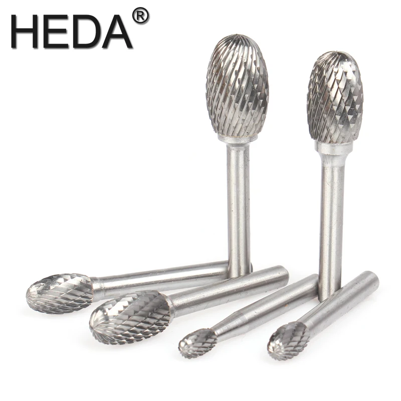 EX-Series Tungsten Carbide Burr Bit Rotary Files Milling Cutter Engraving Heads Hand Tools Set For Grinding Metal Wood Carving