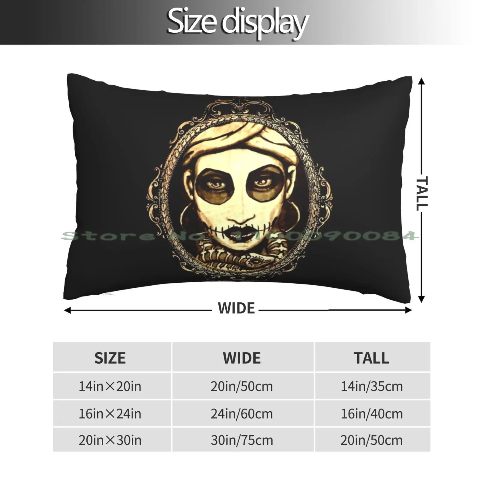 Marie Laveaux Voodoo Queen Pillow Case 20x30 50*75 Sofa Bedroom Marie Laveaux Nola New Orleans Pagan Black Magic Witch Voodoo