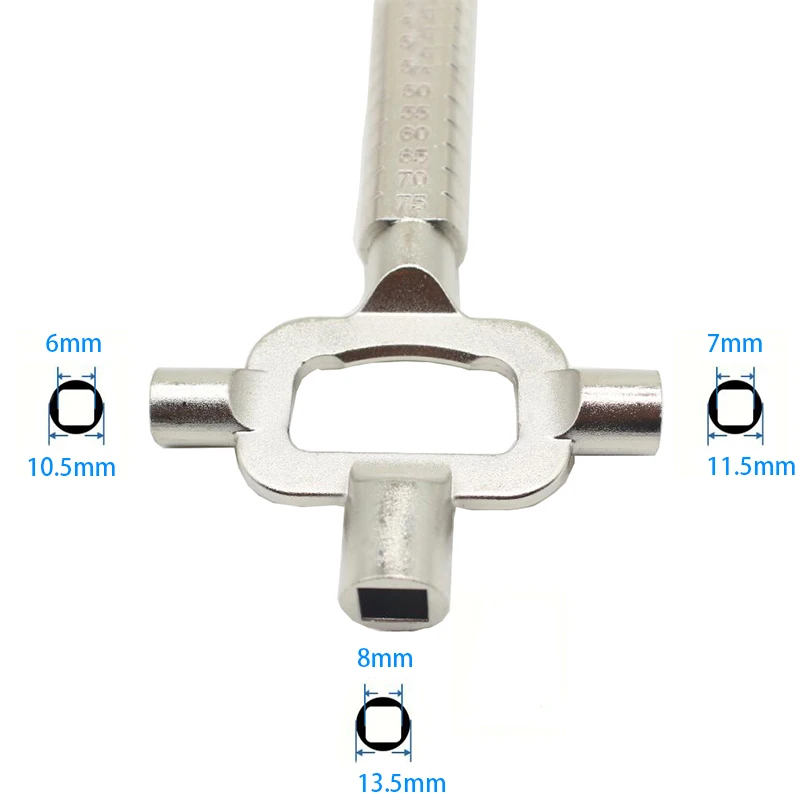 Multi Purpose Cylinder Gauge Cam Turner Spindle Turner Locksmith Auto Car Repair Tool Sliver Locksmith Tool Droshipping