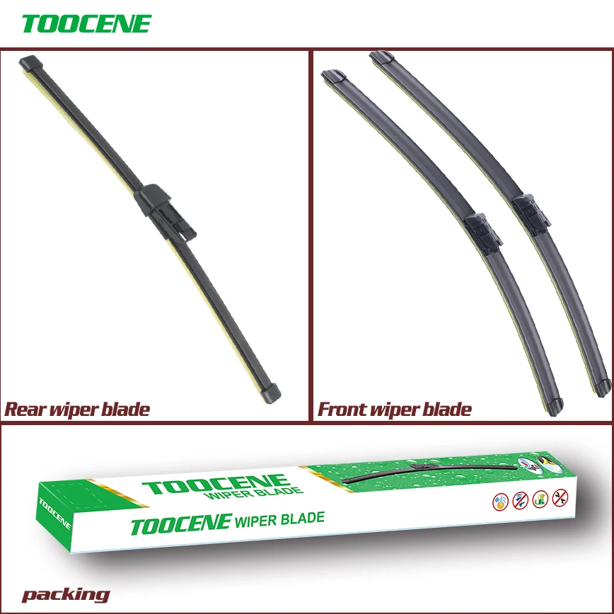 

Front and Rear Wiper Blades Set For Skoda Yeti 2009 2010 2011 2012 2013 Windshield Windscreen wiper Window 24"+19"+11"