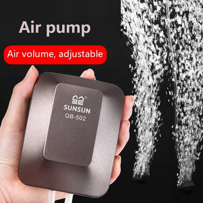 SUNSUN small fish tank aquarium air pump oxygen pump fish tank fish breeding aeration pump aerator ultra-quiet oxygen pump 220V