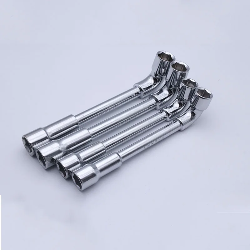 L Type Chrome Vanadium Steel Universal Grip Wrench,Double Head Outer Hexagon Hand Tools,Car Ratchet Socket Spanner Auto Tool .