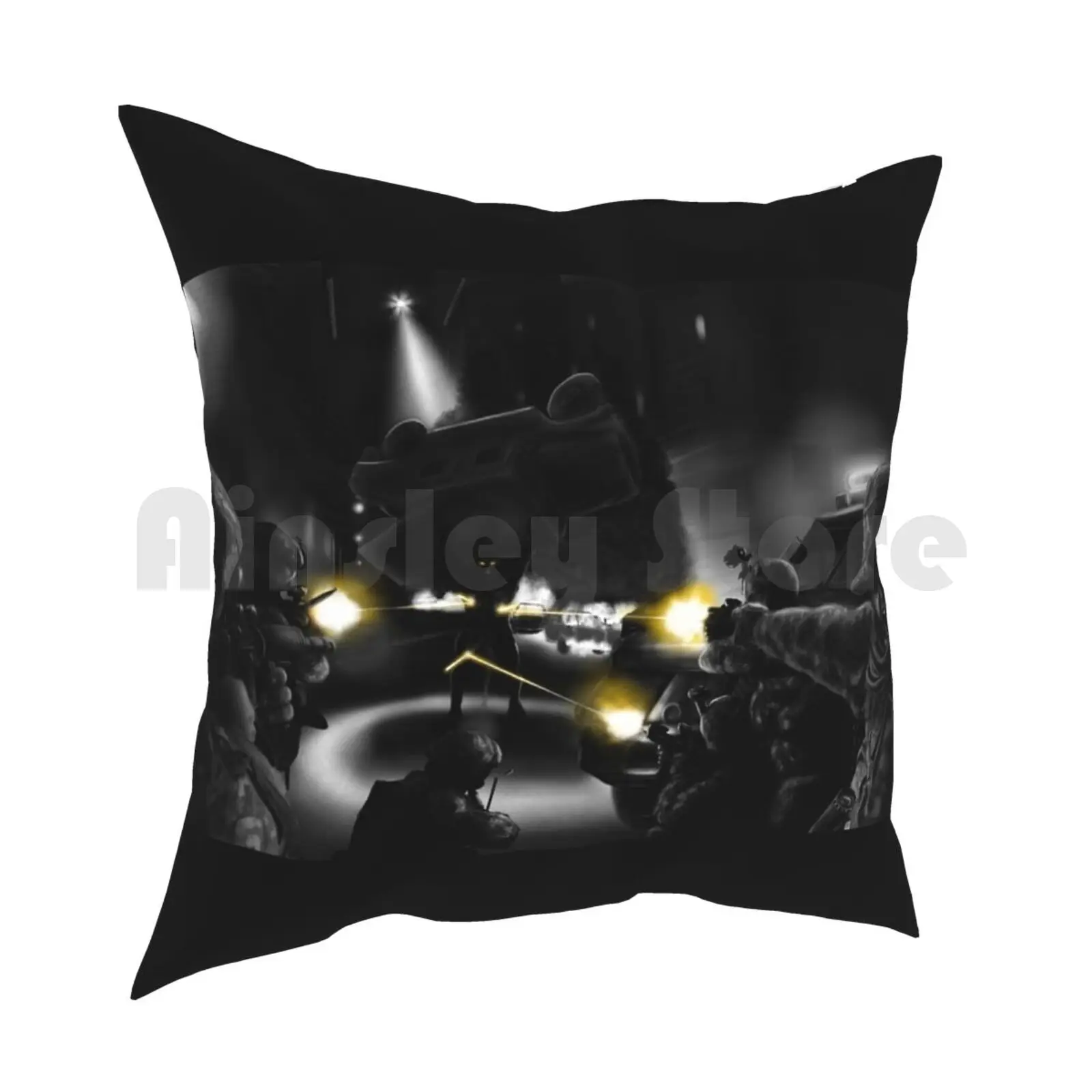 The Rampage Pillow Case Printed Home Soft DIY Pillow cover Lyra Rayne Bryan Strickland Ground Zero Superhero Book Trailer