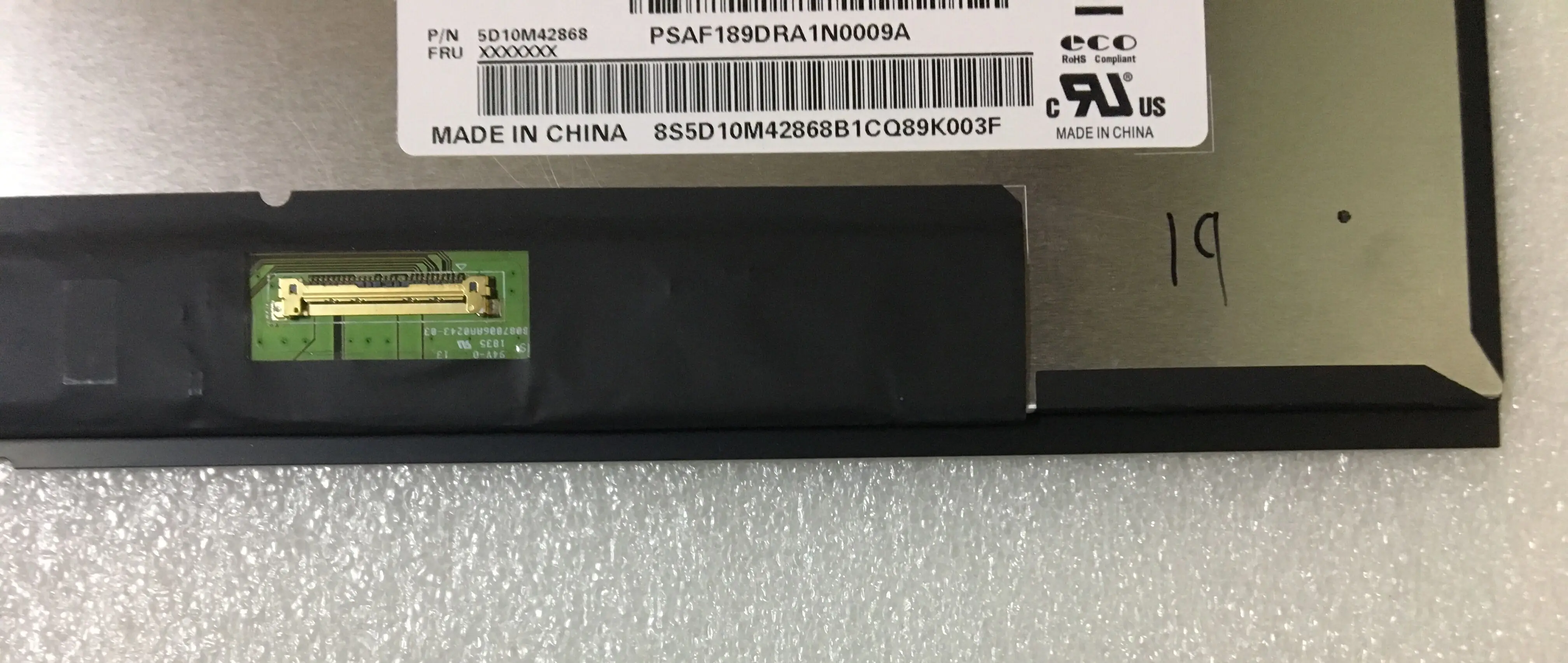 Imagem -03 - Tela Lcd de 14 Polegadas para Asus Zenbook Original Resolução x Montada