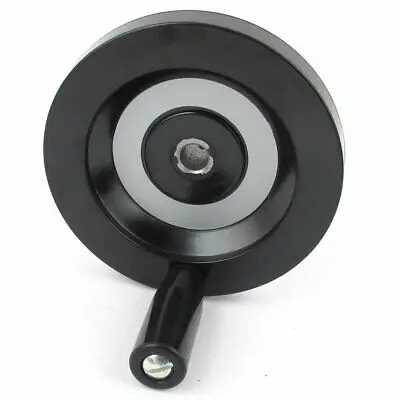 125mmx12mm Back Corrugated Removable Hand Shank Tailstock Handwheel M5 Side Hole