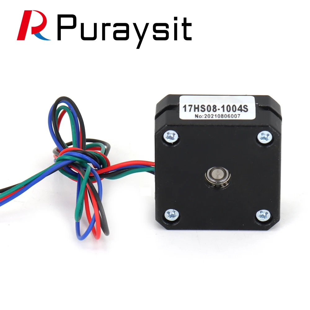 Puraysit Nema 17 Stepper Motor 20mm 16Ncm 1A Nema17 Step Motor 4-Lead 17HS08-1004S Motor for CNC Extruder 3D Printer Motor