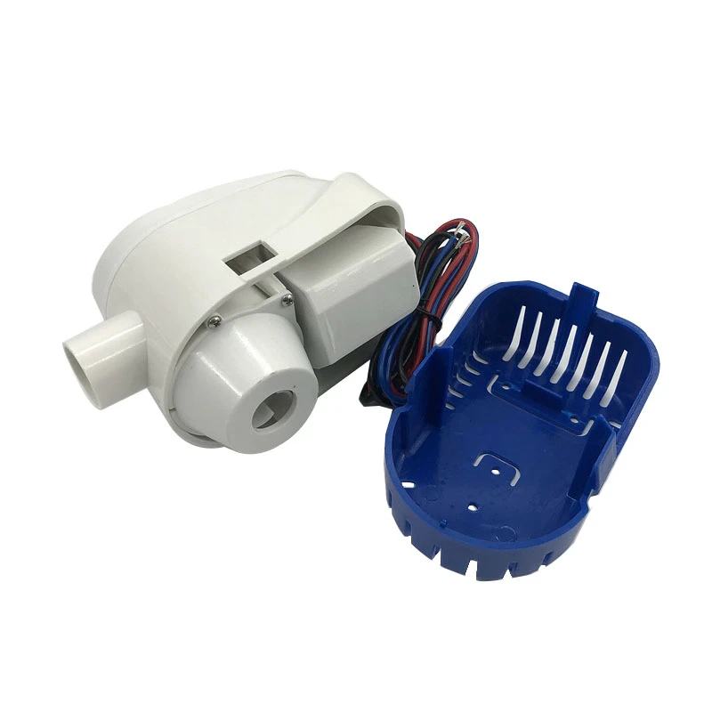 Bomba de sentina sumergible automática para barco, 12V, 24V, CC, eléctrica, agua marina, pequeño, 6500GPH, 750GPH, 1100GPH, con interruptor