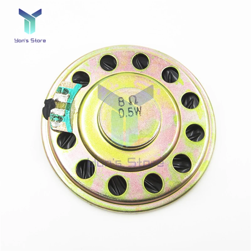 2 Chiếc 8 Ôm 0.5W Nhỏ Kèn 29Mm 36Mm Đường Kính 50Mm Loa Loa Sừng To loa Còi Ringer Kim Loại Bền
