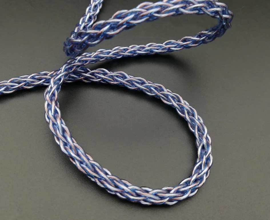 8 Dây Tròn Đan Đơn Tinh Thể Đồng Bạc Pha 240Core