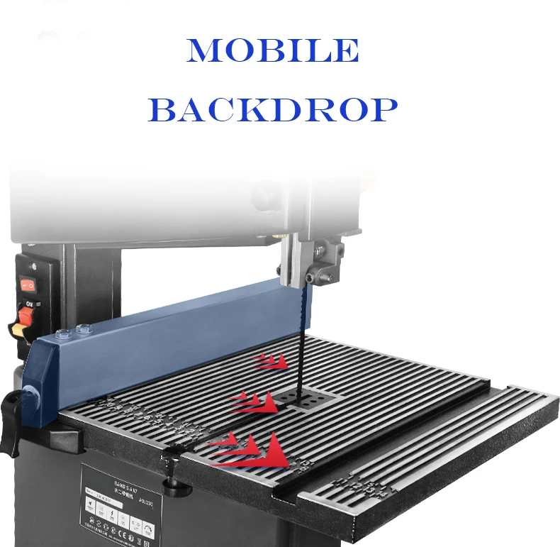 LIVTER 9นิ้วMultifunctionalแนวตั้งโลหะตัดไม้เครื่องWoodworking Scroll Jig Sawเลื่อย