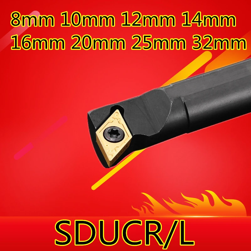 1PCS S08K-SDUCR07 S10K-SDUCR07 S12M-SDUCR07 S16Q-SDUCR11 S20R-SDUCR11 S25S-SDUCR11 S32T-SDUCR11 8mm-32mm CNC Turning tool