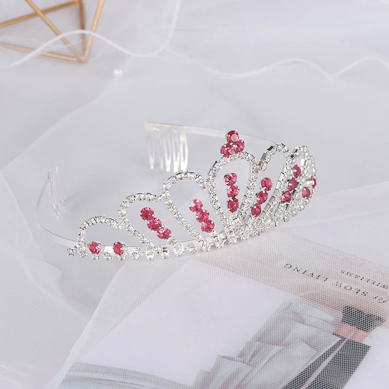 NEW Cute Princess Tiaras and Crowns Bride Wedding Headdress Girl Women Rhinestone Hair Accessory Jewelry Birthday 15 Years Party