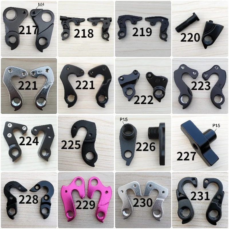 1PC Bicycle Mech Dropout For Orbea Fuji GT Extend Hanger PARDUS JAVA Canyon SCOTT Gear Derailleur Frame Hanger Number 181-200