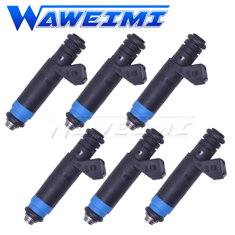 WAWEIMI 6× New Fuel Injector ITG048 Original Quality For Renault Clio Twingo Kangoo 1.0L 8v Gasoline Petrol H2742 274263