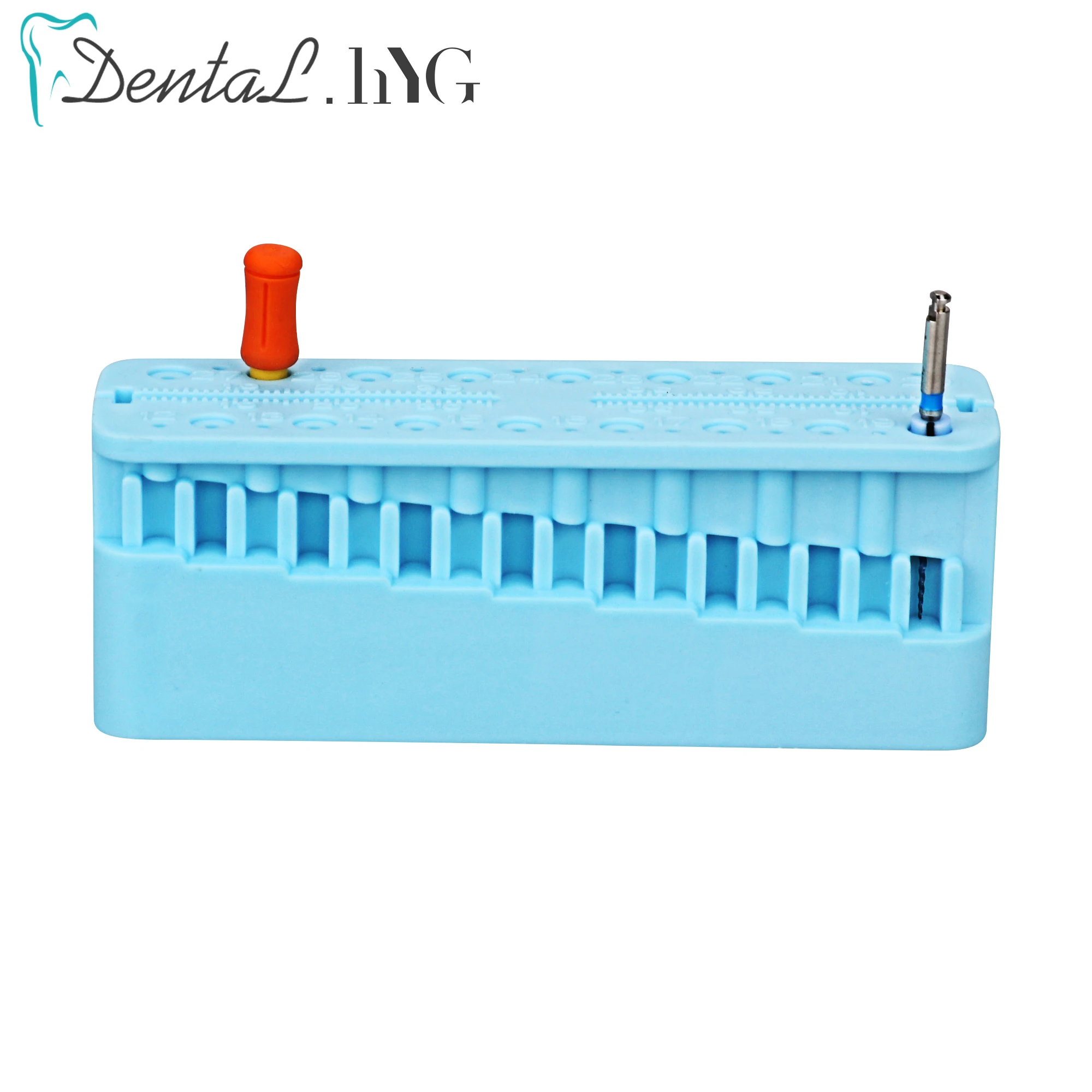 1Pc Dental Endodontic Ruler Block Files Measuring Tools Accessory Plastic