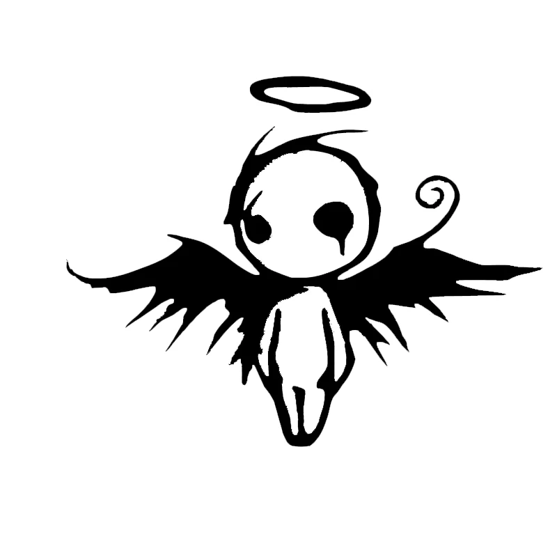 

Funny Gothic Dark Fallen Angel of Death Wing Car Sticker Automobiles Motorcycles Exterior Accessories Vinyl Decals