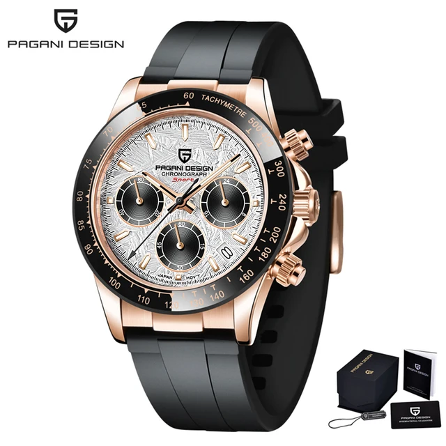 PAGANI DESIGN Luxury Men's Watch Quartz Men's Business Watch Top Brand Luxury Waterproof Men's Chronograph VK63 Reloj Hombre image 3
