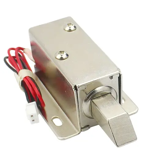 Imagen 2 del producto Cerradura de control eléctrica pequeña de CC, cerradura electrónica de control de acceso DC12v, mini cerradura de perno eléctrico, cerradura de puerta electromagnética