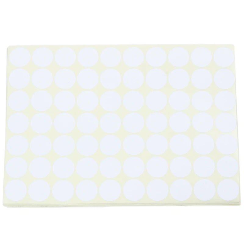 19mm Circles Round Code Stickers Self Adhesive Sticky Labels