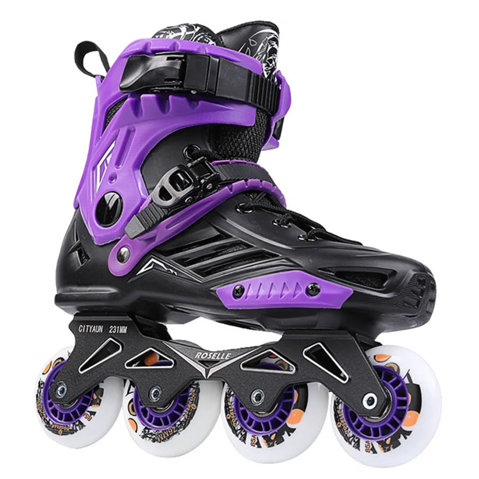 RS6 Inline Skates Professionelle Slalom Erwachsene Rollschuhschuhe Sliding Free Skate Patins Größe 35-46 Gut wie SEBA Sneakers