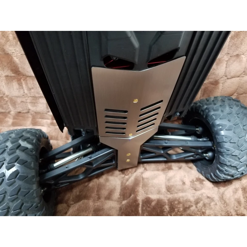 Rc Auto-Onderdelen Arrma Big Rock Roestvrijstalen Bodembescherming, Bepantsering, Eierbescherming Achteras, Anti-Botsing Aan De Voorkant
