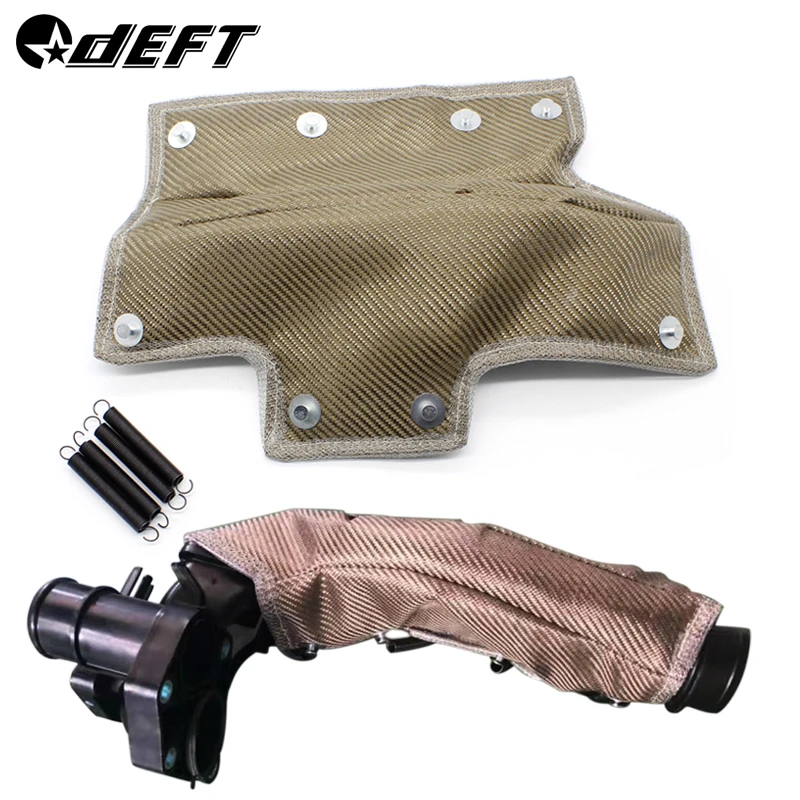 DEFT Inlet Pipe Blanket Turbocharger Heat Shield Intake Cooler High Temp Resistance Thermal For Honda Civic 1.5T