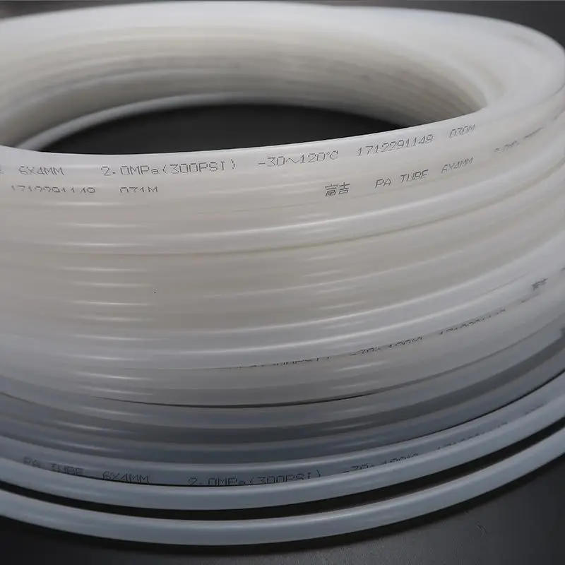 4mm PA Nylon Pipe For CNC Machine lubrucation Tool Oil Pipe Transparent High Pressure Resistant Plastic Gas Pipe NEWCARVE