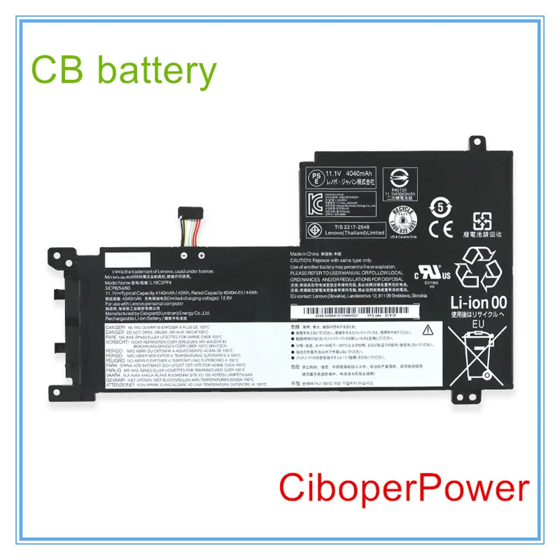 Original L19D3PF3 L19C3PF5 L19C4PF1 SB10W86951 SB10W86938 Battery For 5-15IIL05 15ARE05 Air 15 2020 2021