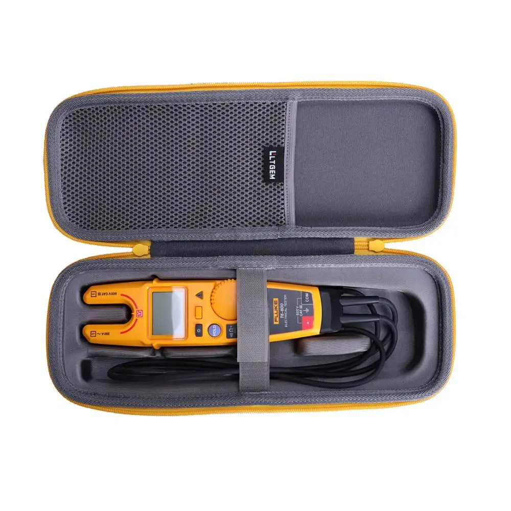 LTGEM Hard Case for Fluke T5-600/T5-1000//T6-1000/T6-600 Electrical Voltage - Protective Carrying Storage Bag