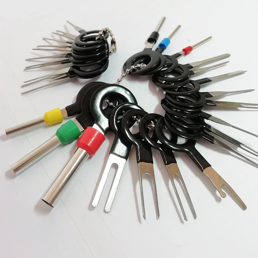 26Pcs strumento di rimozione terminale filo auto connettore cablaggio estrattore Pin estrattore strumenti