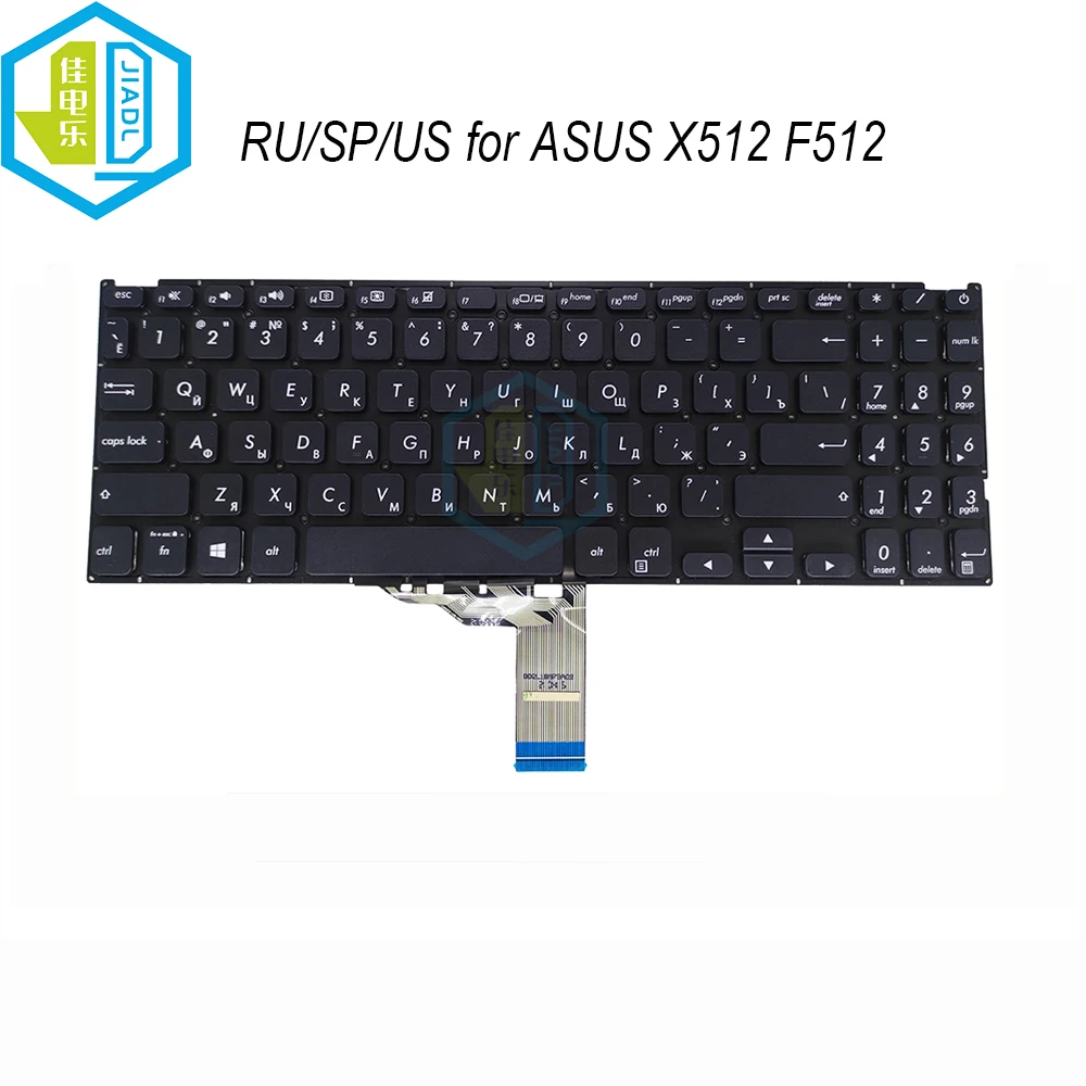 

Laptop US RU Russian keyboards Latin Spanish Keyboard For ASUS Vivobook X512D X512JA X512UA X512FA X512 D512 K512 M512 F512UB