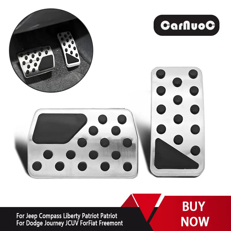 Car Styling AT Car Pedal Cover per Jeep Compass Liberty Patriot per Dodge Journey JCUV Fiat Freemont Auto pedali