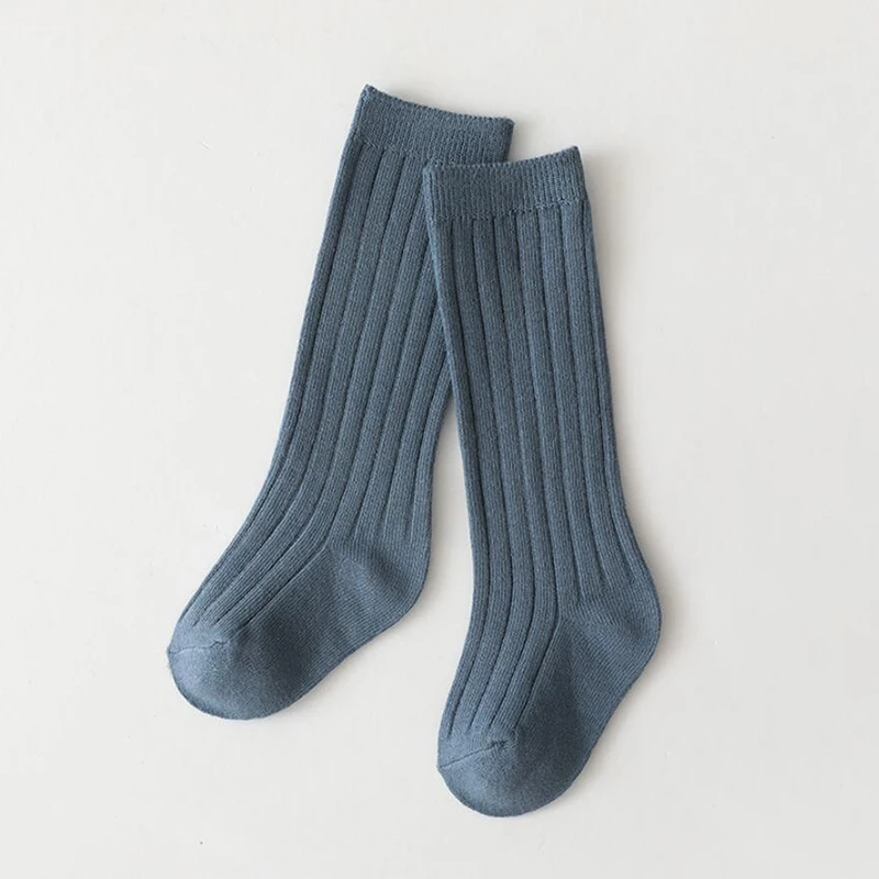 Spanische Kindersocken, gestreift, für Jungen und Mädchen, Baumwollsocke, atmungsaktiv, kniehoch, lange Baby-Socken, Schuluniform-Socken, 0–7 Jahre – Detail 24