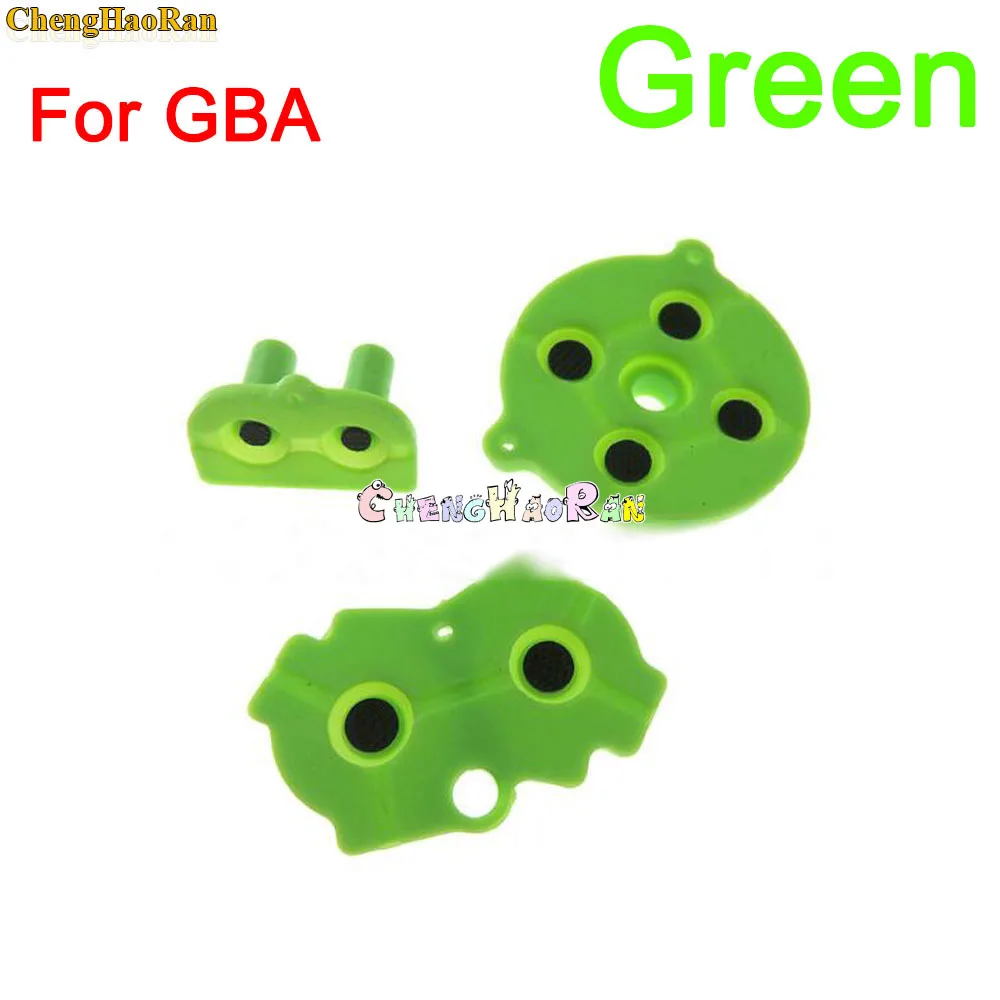 8colors 1set D pad For GBA Colorful Rubber Conductive Buttons A-B D-pad for GameBoy Advance Silicone Start Select Keypad Dpad